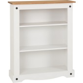 Corona Low Bookcase White